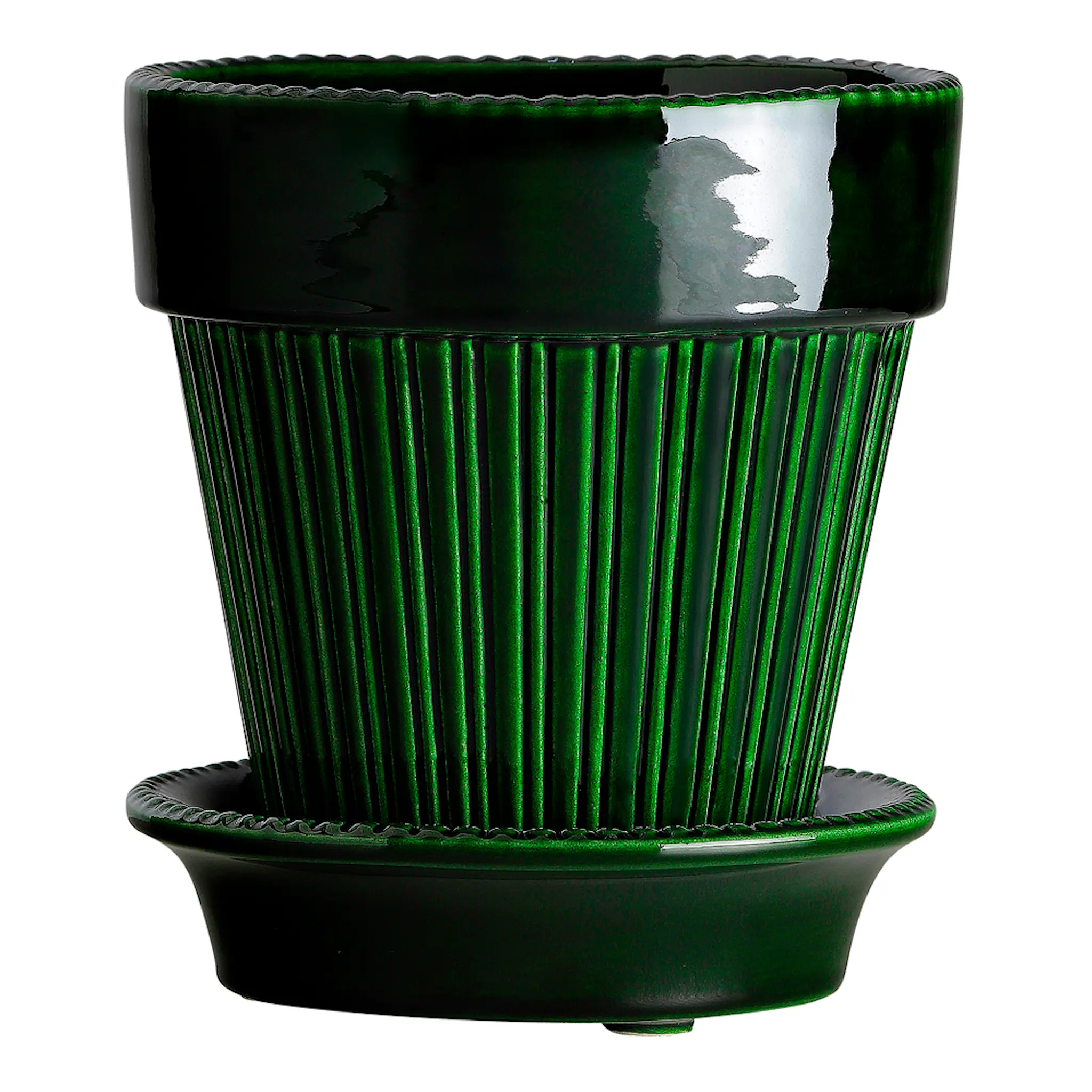 Bergs Potter Simona krukke/fat 18 cm grønn emerald