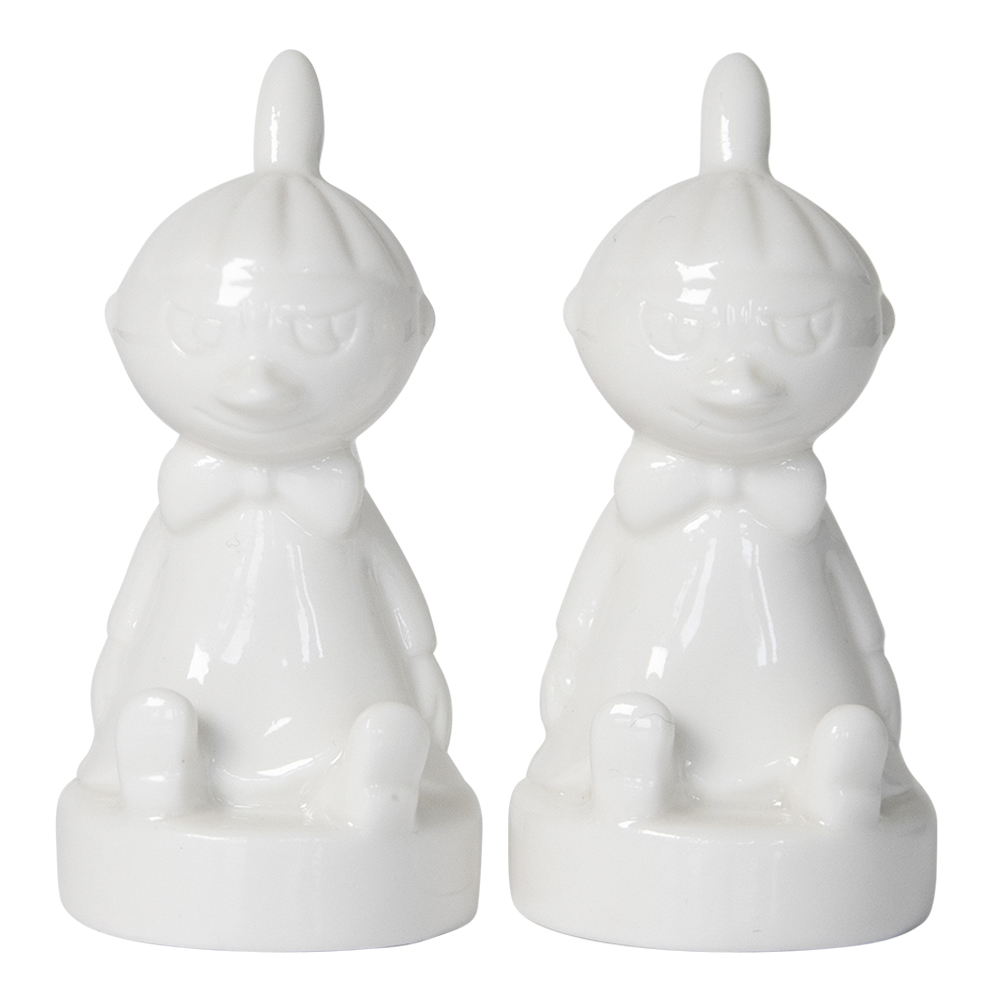 Pluto - Mumin Lilla My Salt och Pepparkar 2-pack Vit