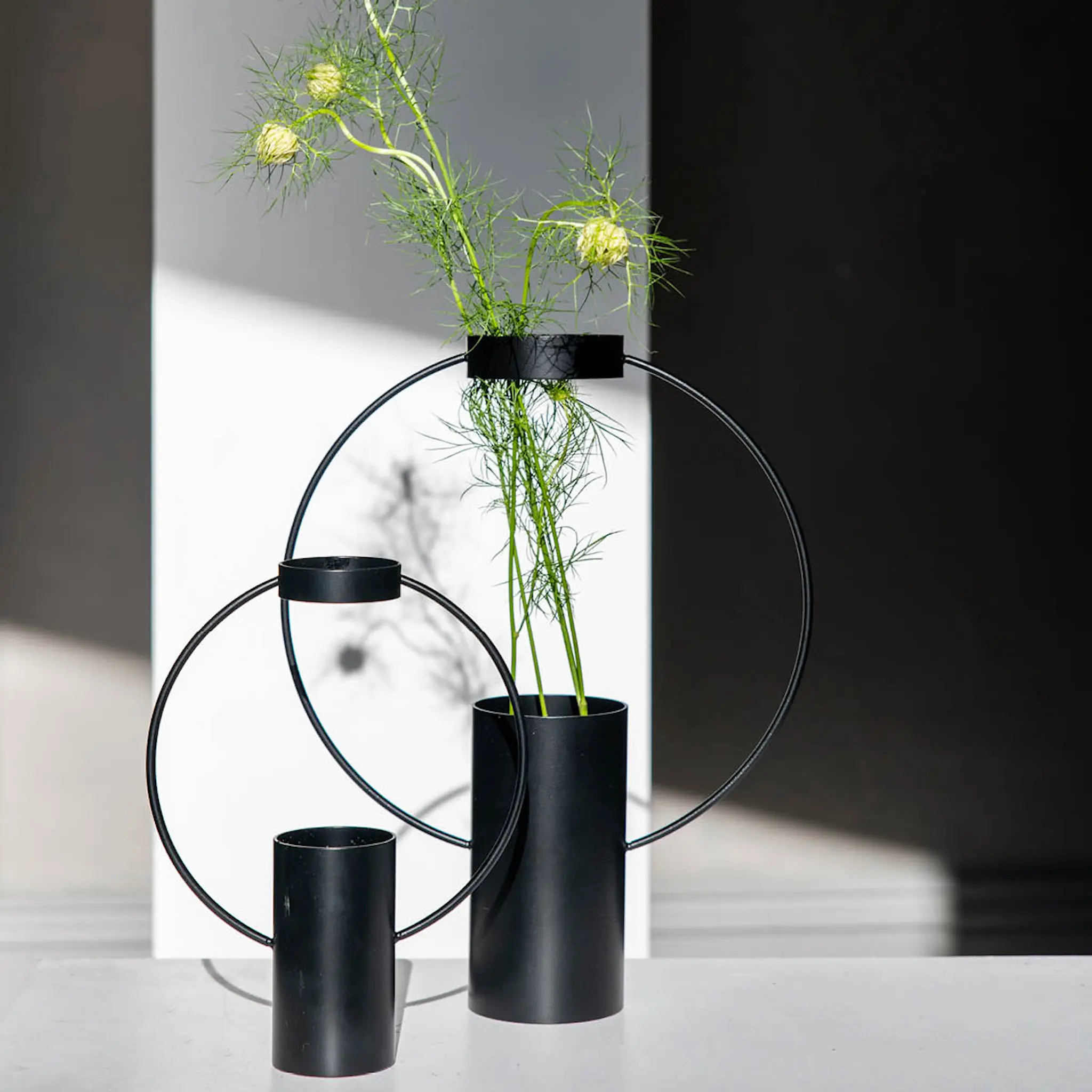 Sagaform Moon vase 30x23,5 cm svart