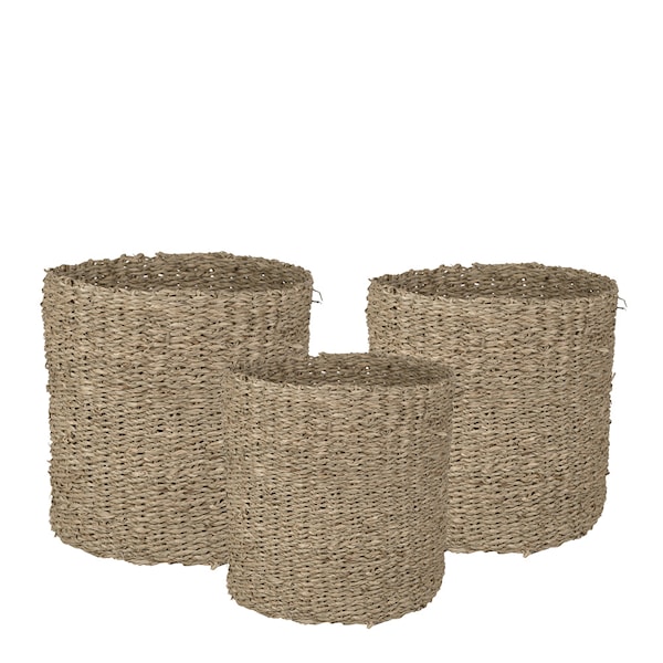 Blomkorg sjögräs 3-pack 25/20/15 cm