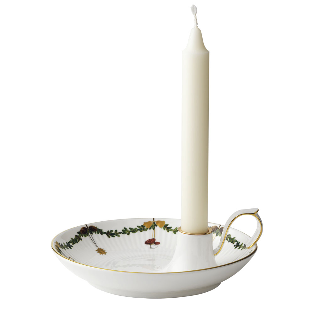 Royal Copenhagen – Star Fluted Christmas Ljusstake