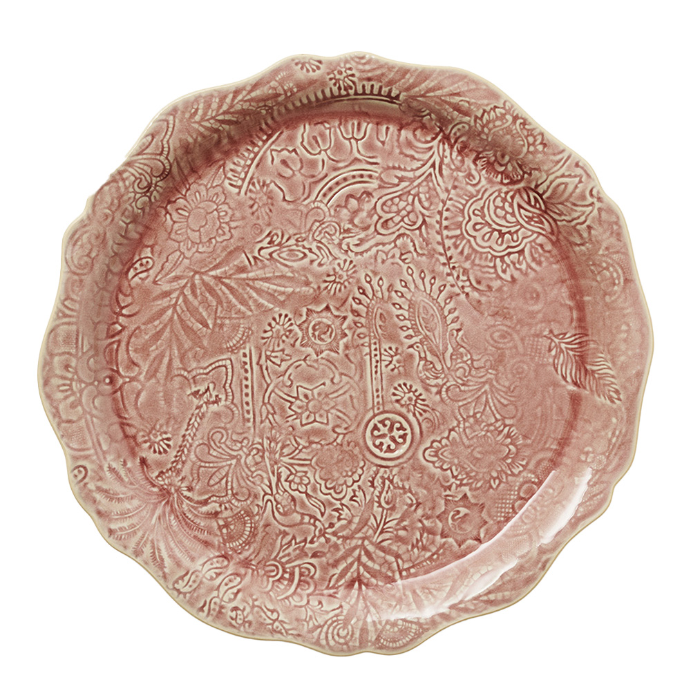 Sthål – Arabesque Serveringsfat 34 cm Old Rose