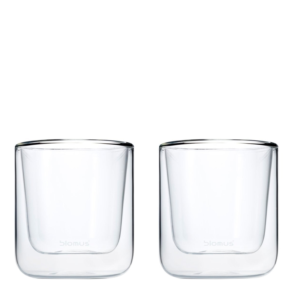 Blomus – Nero Kaffeglas 2-pack Klar