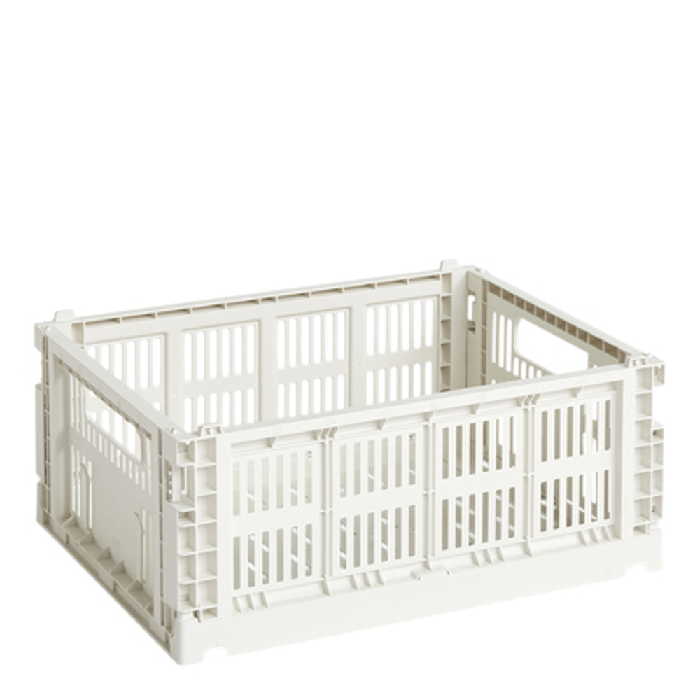 HAY - Colour Crate Förvaringslåda M Off White