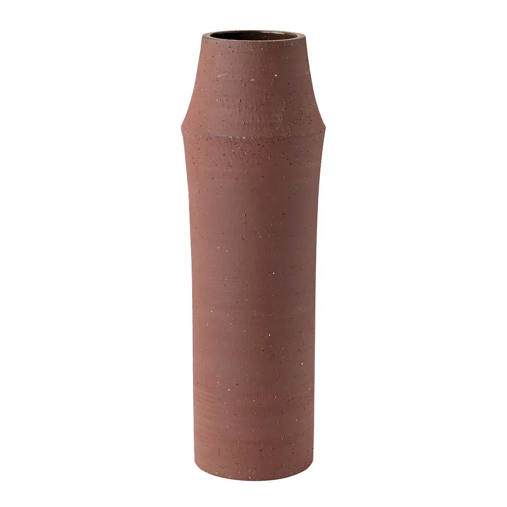 Clay vase 18 cm terracotta