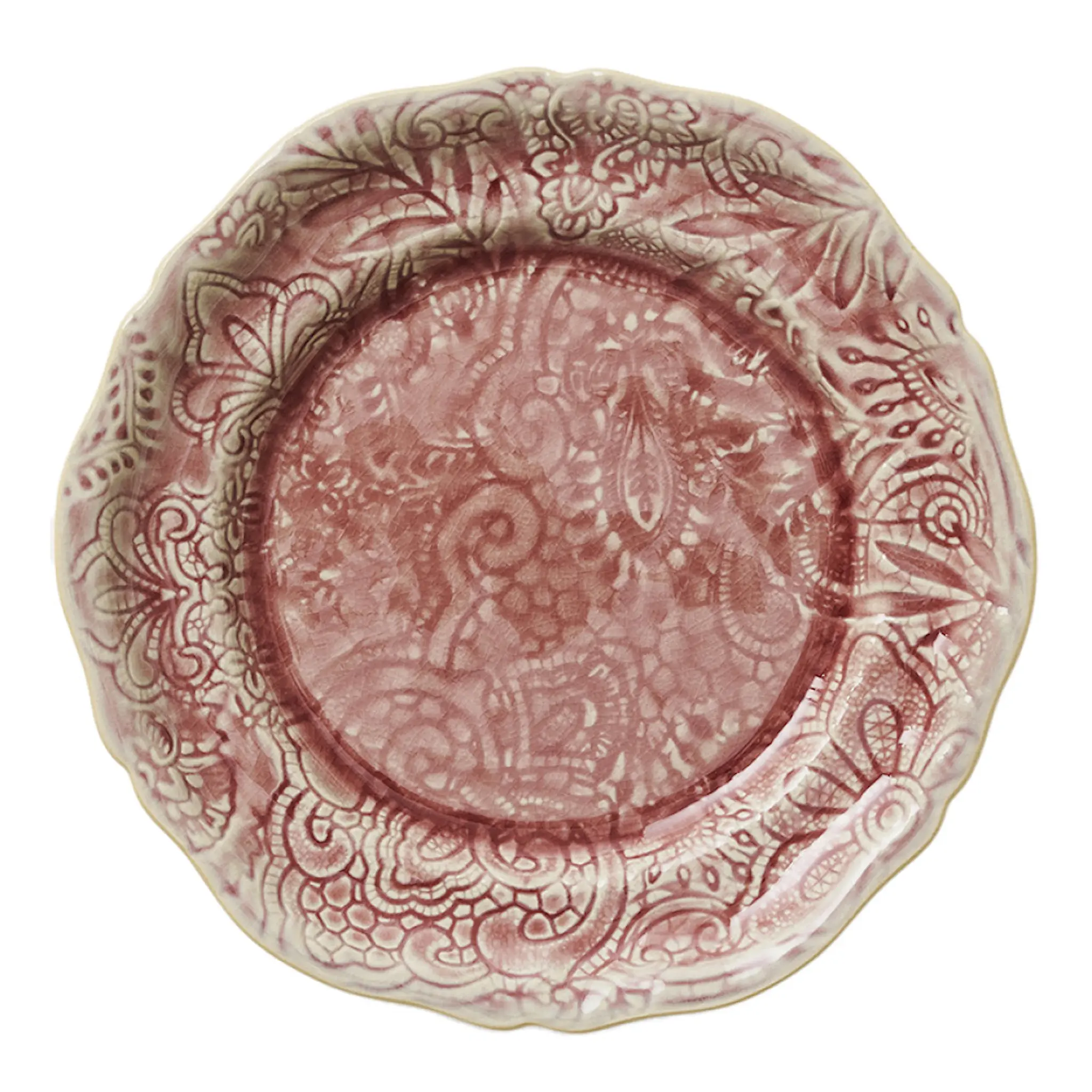 Sthål Arabesque Assiett 23 cm Old Rose
