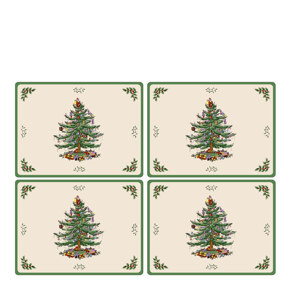 Pimpernel - Christmas Tree Pöytätabletti 30x40 cm 4 kpl