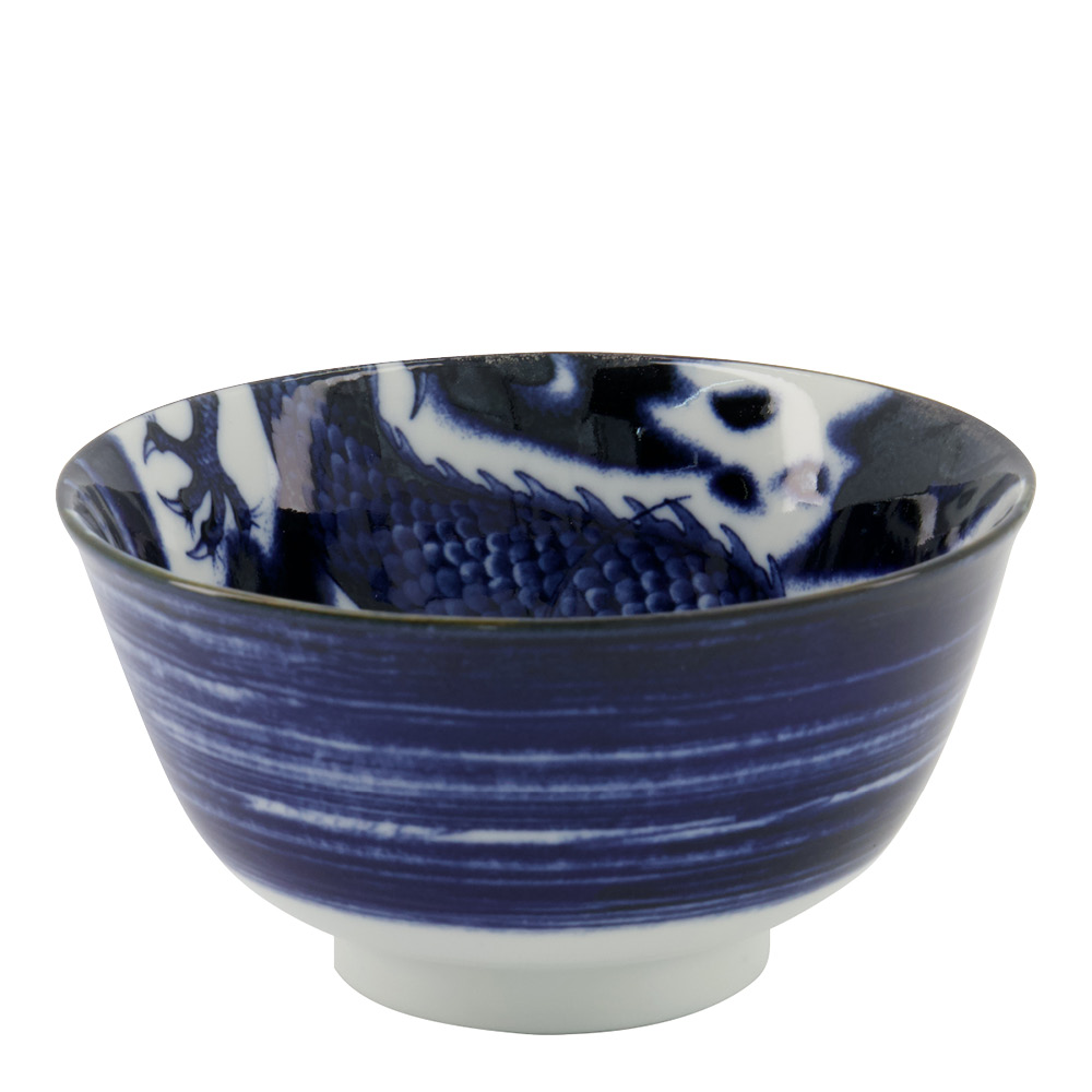 Läs mer om Tokyo Design Studio - Japonism dragon skål small tayo 12,7 cm blue