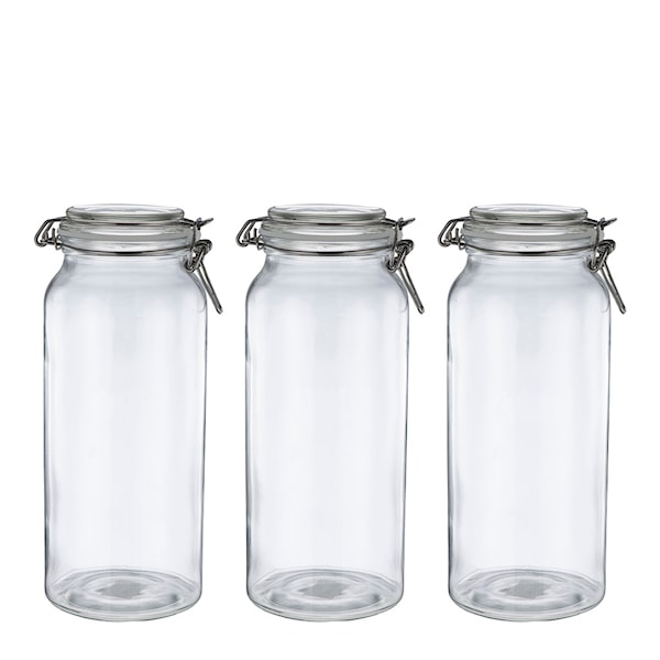 Sogn glasburkset 1,2 L 3-pack klar