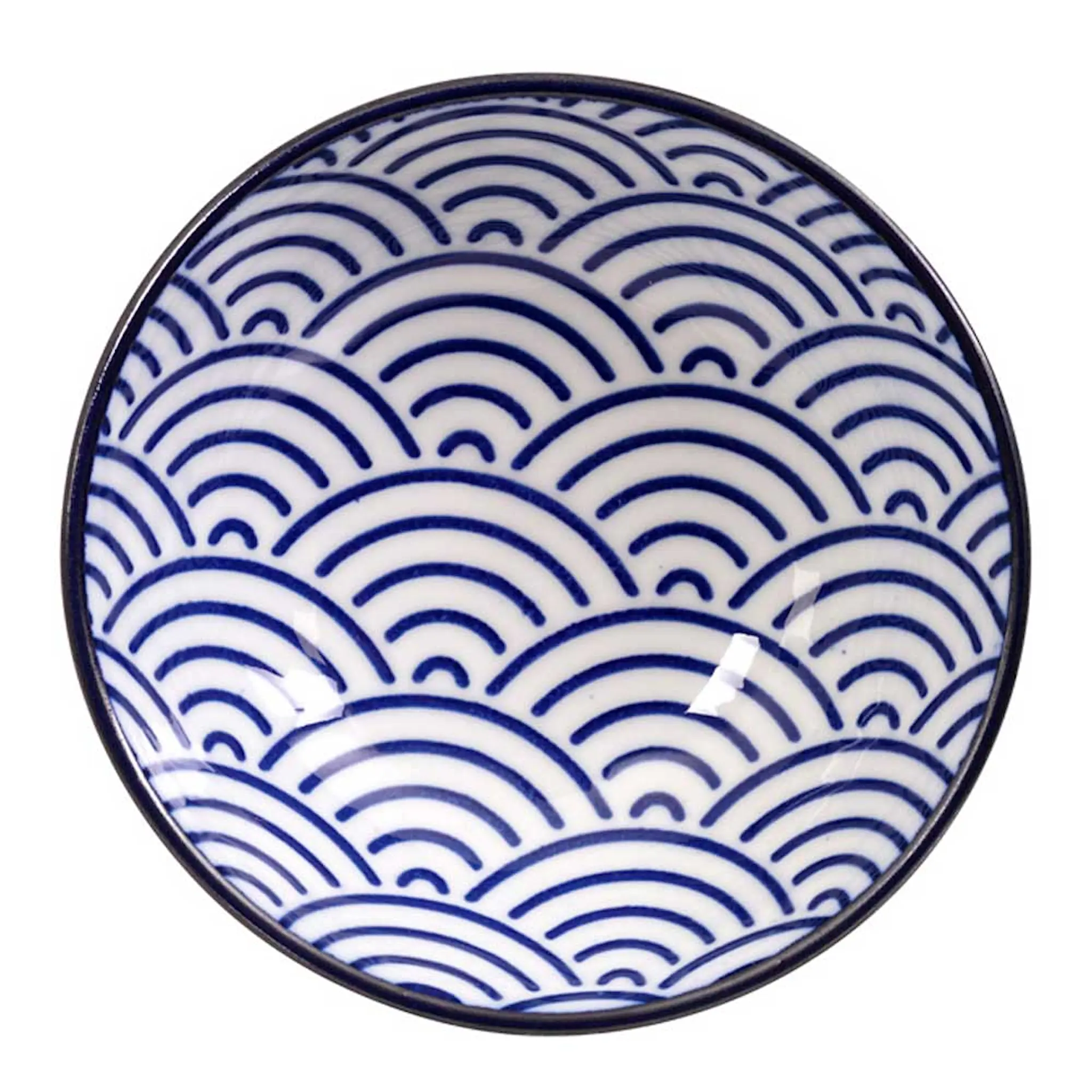 Tokyo Design Studio Nippon Blue soya skål 9,5 cm wave b
