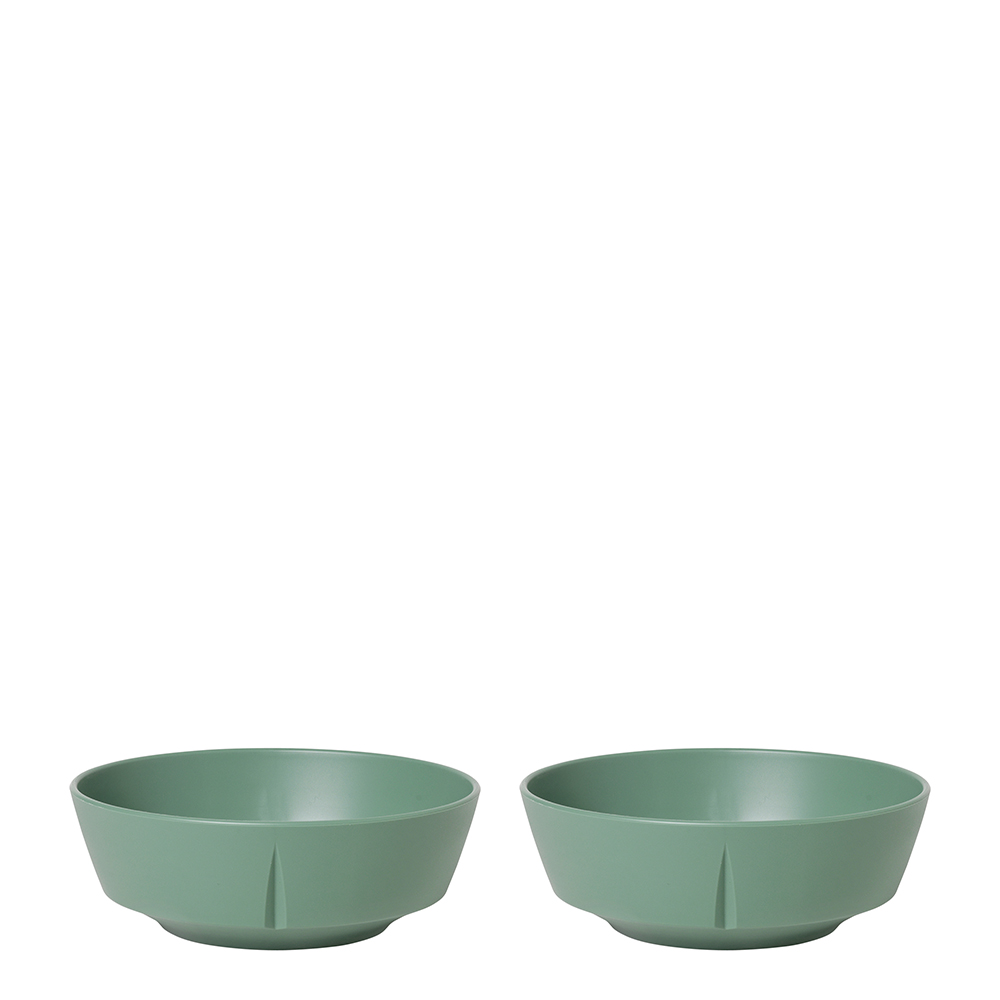 Rosendahl – CG Take Skål 15.5 cm 2-pack Dimgrön