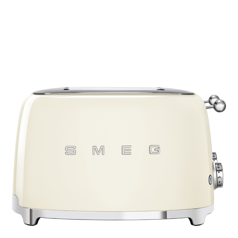 Smeg – Smeg Brödrost 4 skivor TSF02 kvadrat Creme