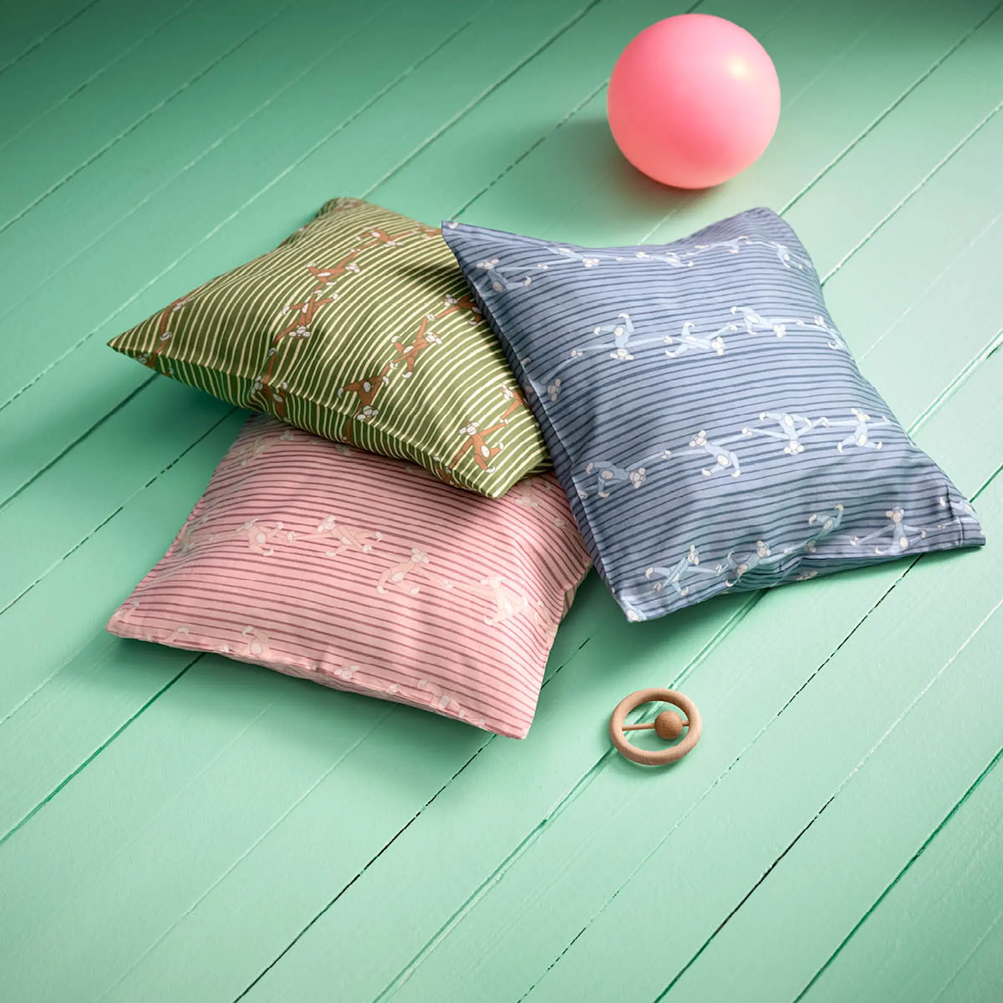 Kay Bojesen Denmark Apekatt sengetøy 70x100 cm babygrønn