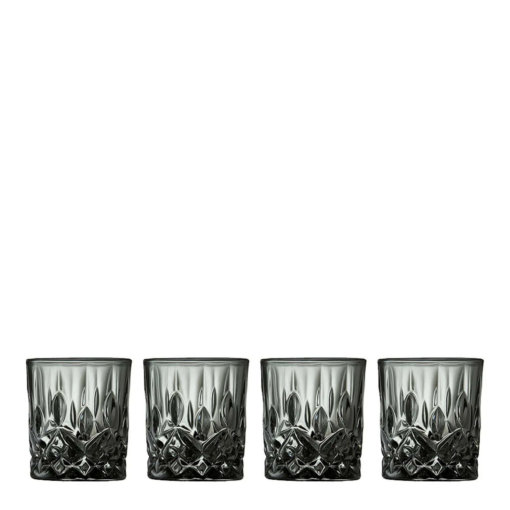Lyngby Glas Sorrento shotglass 4 cl 4 stk røyk