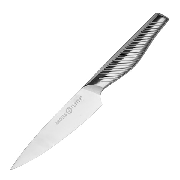 Kockkniv 28 cm borstat stål