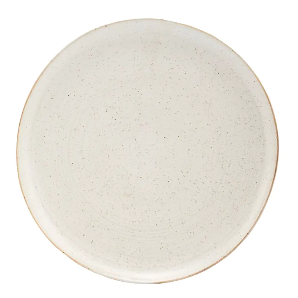 Pion tallerken 28,5 cm grå/hvit