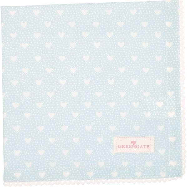 Penny Tygservett 40x40 cm M/Spets Pale Blue