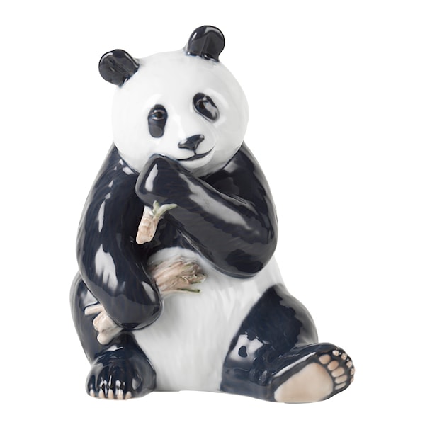 Figurines Ätande Panda 18 cm Svart/Vit