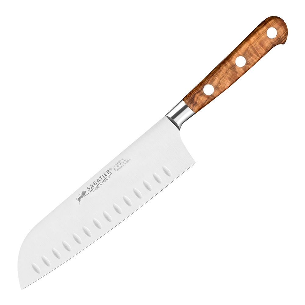 Lion Sabatier – Ideal Provence Santokukniv 18 cm Stål/olivträ