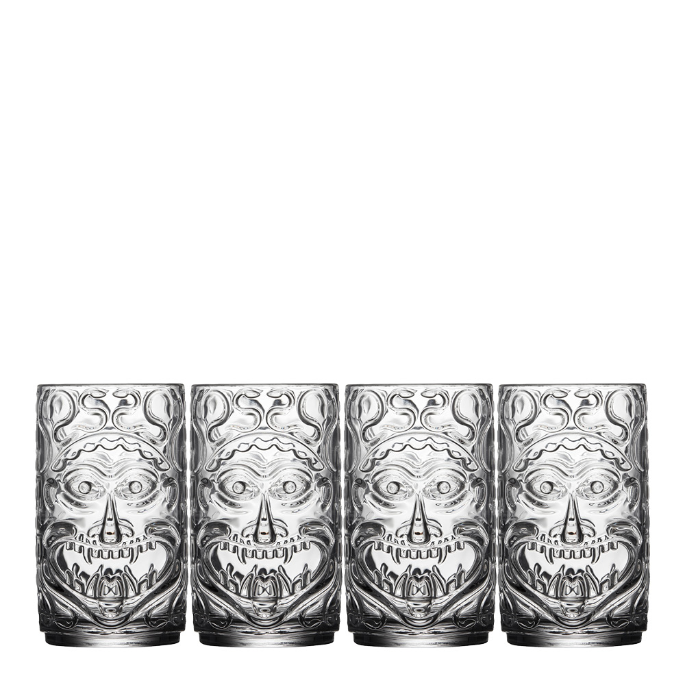 Lyngby Glas – Tiki cocktailglas 45 cl 4-pack klar