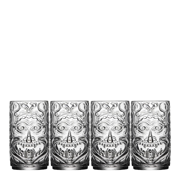 Tiki cocktailglas 45 cl 4-pack klar