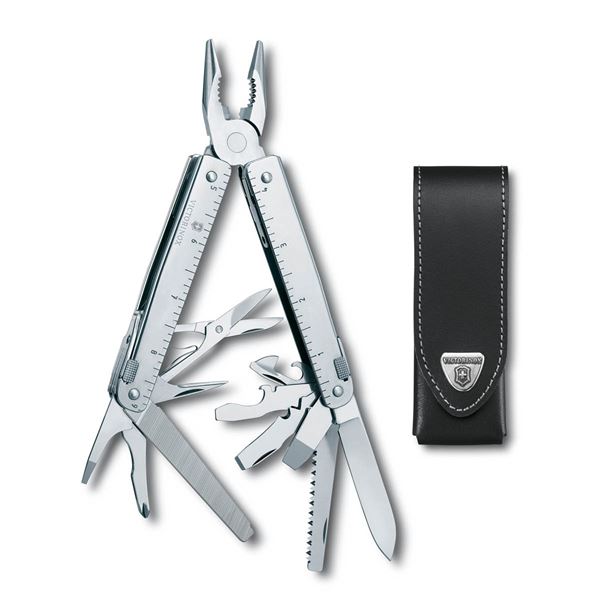 Läs mer om Victorinox - Swiss Tool x M/Läderskida Blank