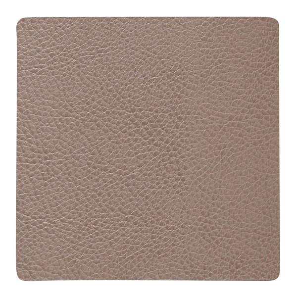 Glass Mat Square Mole Grey