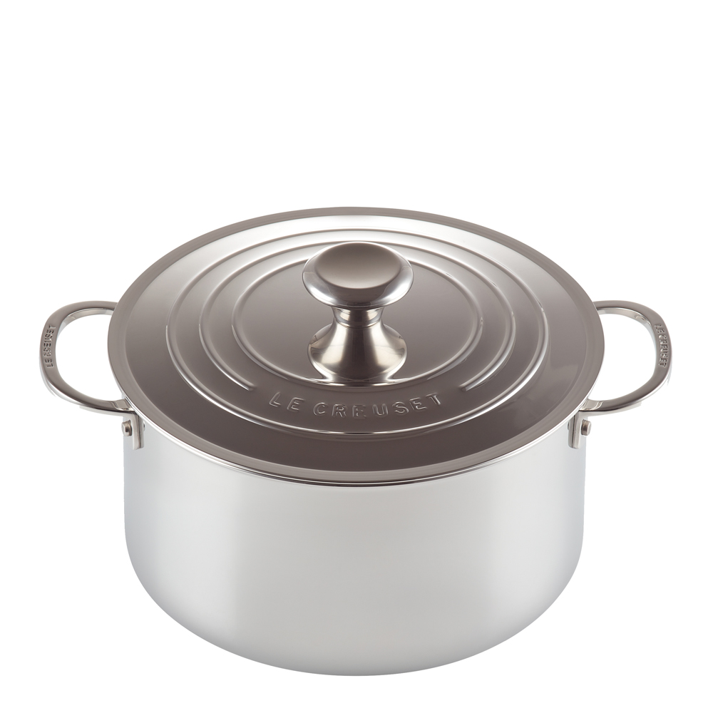 Le Creuset – 3-Ply Gryta 24 cm med Lock