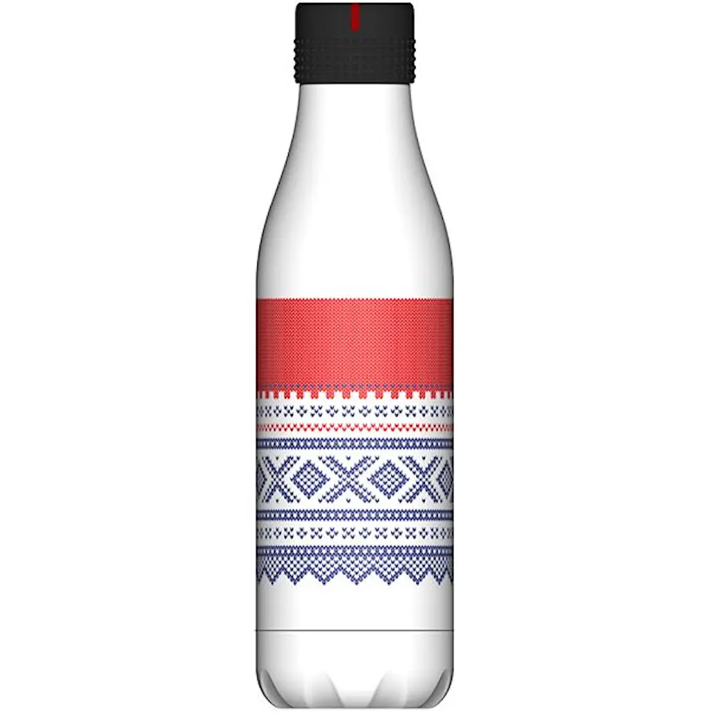 Bottle Up Marius termoflaske 0,5L hvit/rød/blå