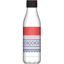 Les Artistes Bottle Up Marius termoflaske 0,5L hvit/rød/blå