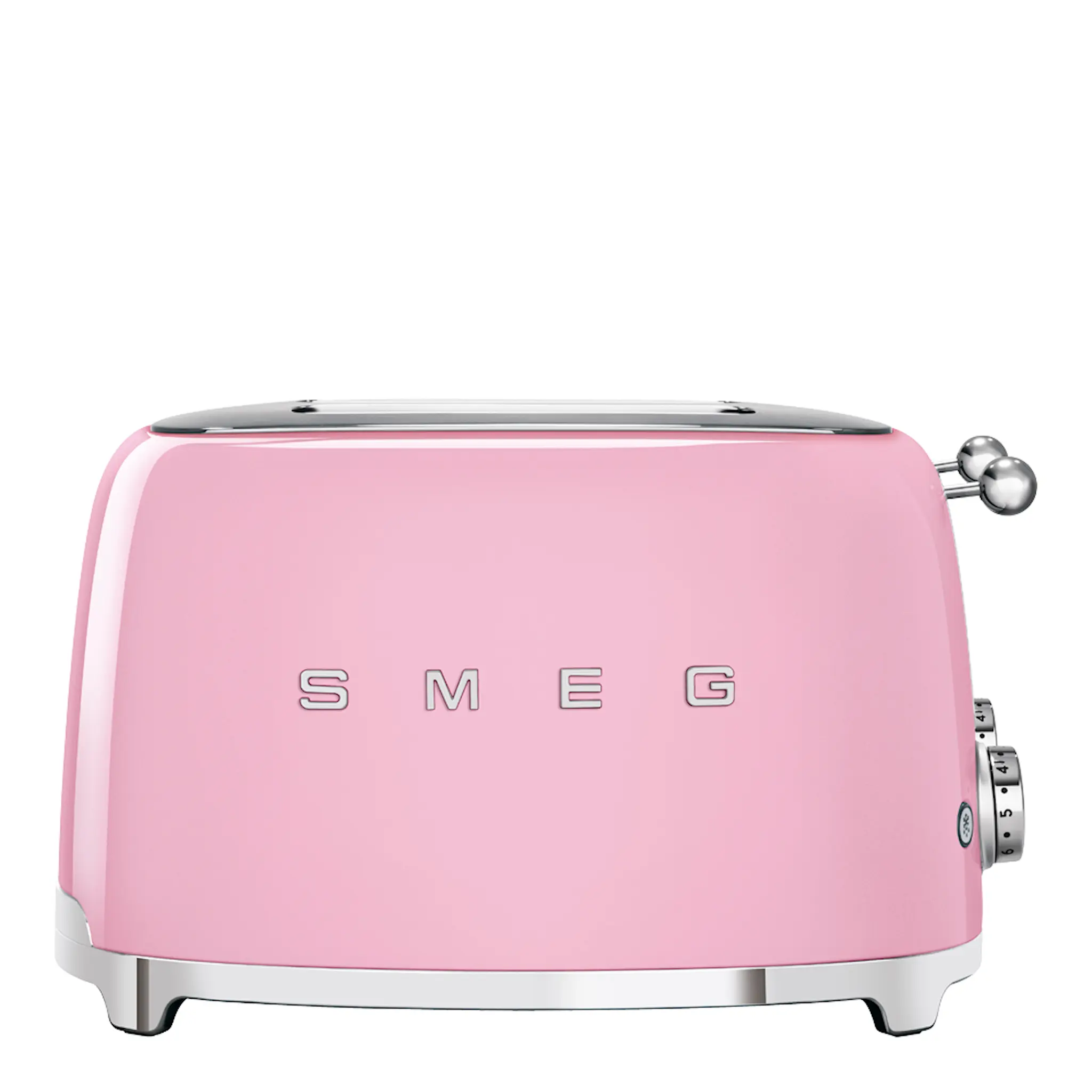 SMEG Smeg 50's style Leivänpaahdin neliömäinen 4 viipaletta Vaaleanpunainen
