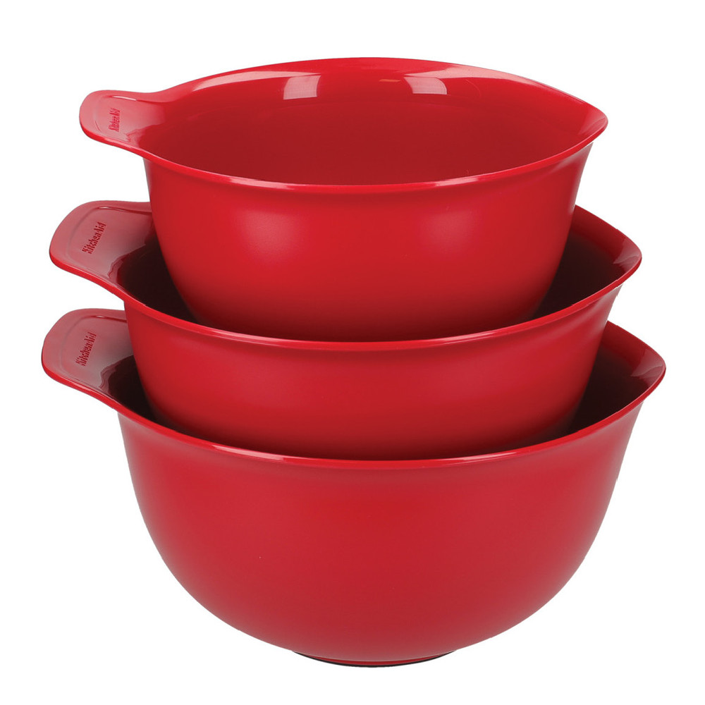 KitchenAid – Core skålset 3 delar empire red