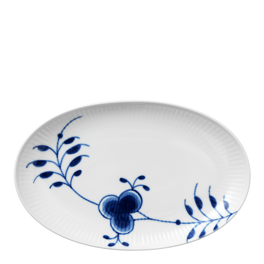 Royal Copenhagen – Blue Fluted Mega Fat oval 23,5 cm