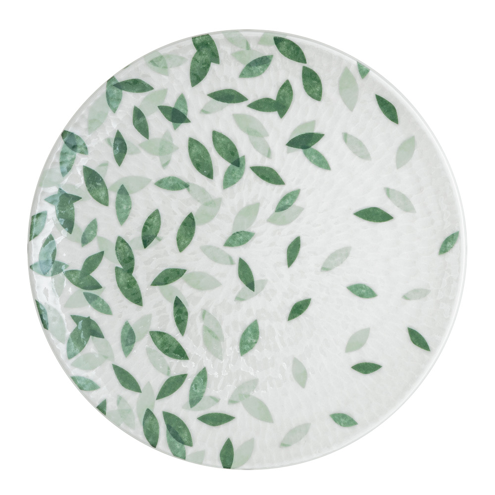 Denby - Greenhouse assiett 17,5 cm vit/grön