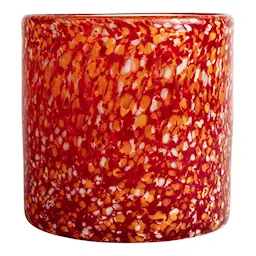 ByOn Calore lyslykt 15x15 cm rød/oransje