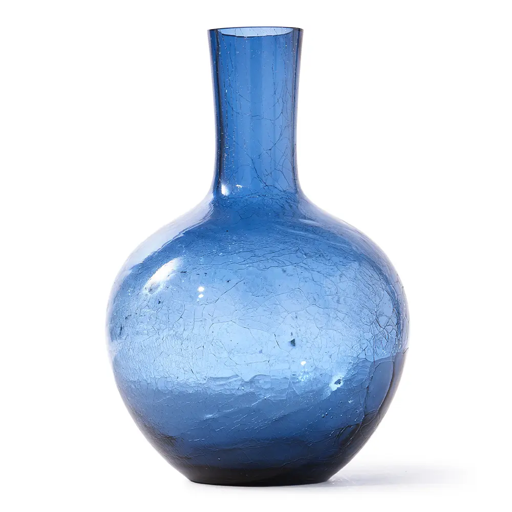 Ball Body vase 50 cm blå