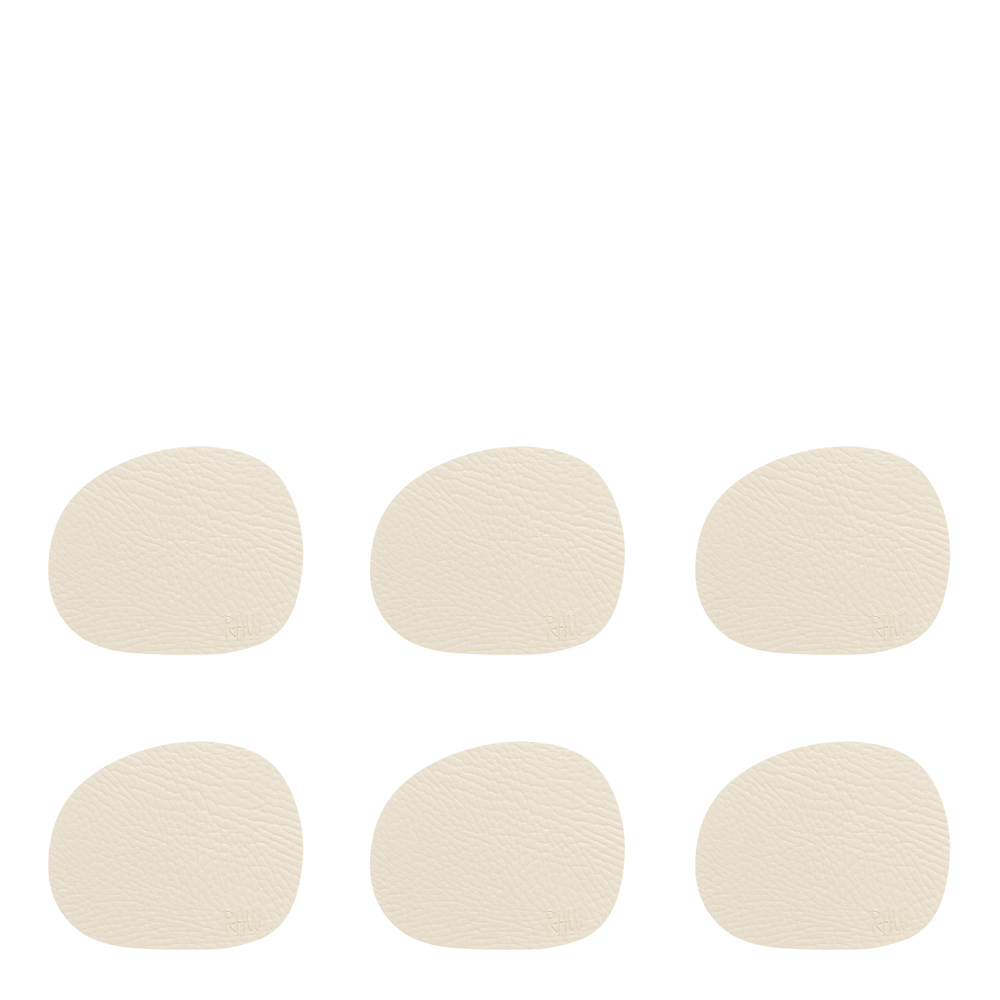 Produktfoto för Aida - RAW Buffalo Glasunderlägg 12,2x10 cm 6-pack Warm Nude