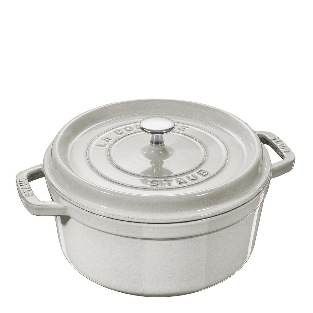 Staub – Gryta 5,2 L rund White Truffle