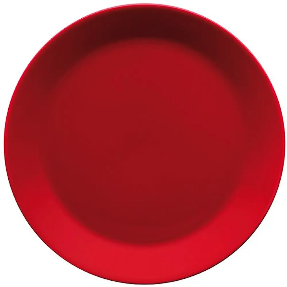 Teema tallerken 21 cm rød
