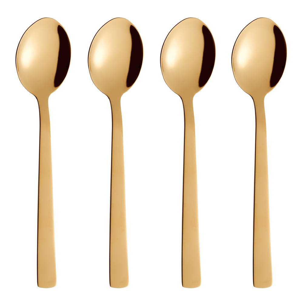 Aida Raw spiseskje 4 stk gull Cervera