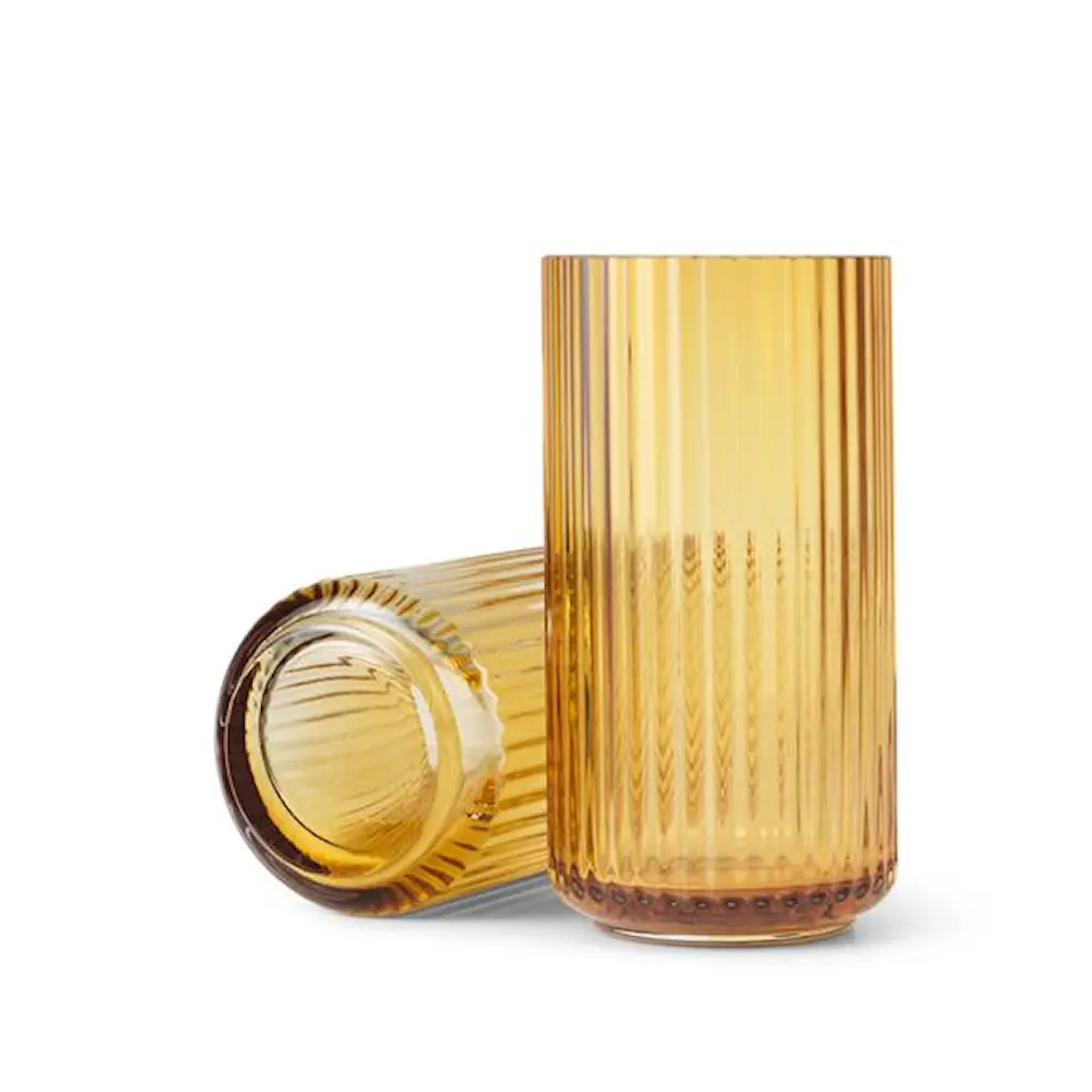 Vase h20,5 cm amber