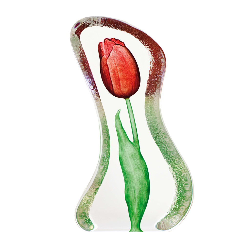 Målerås – Floral Fantasy Tulpan Skulptur 13,5 cm Röd