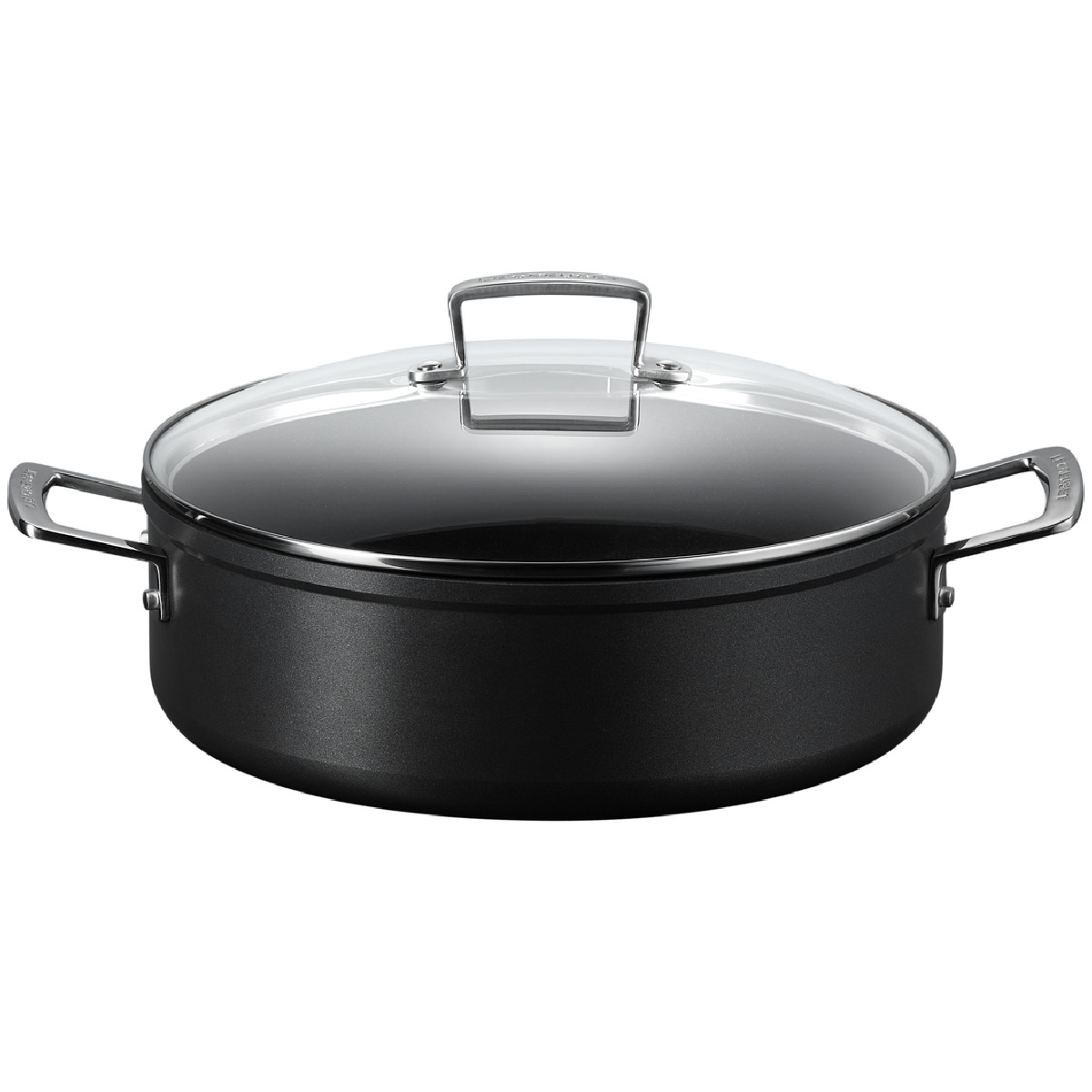 Le Creuset – Toughened Non-Stick Sauteusegryta med glaslock 28 cm