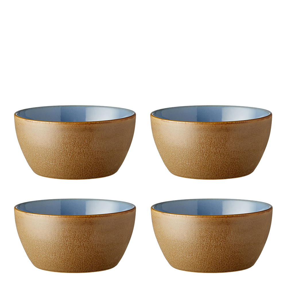 Bitz - BITZ Skål 12 cm 4-pack Wood/Ocean