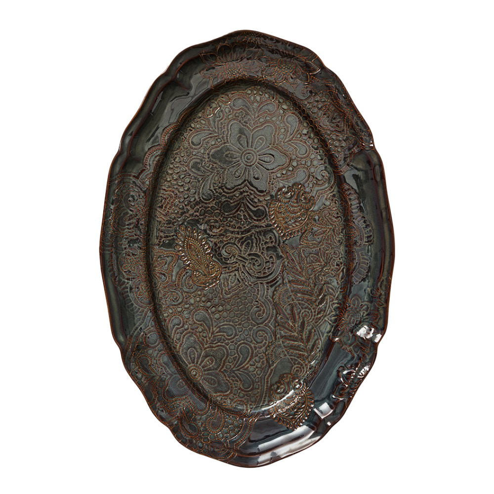 Sthål - Arabesque Serveringsfat oval 49x32 cm Fig