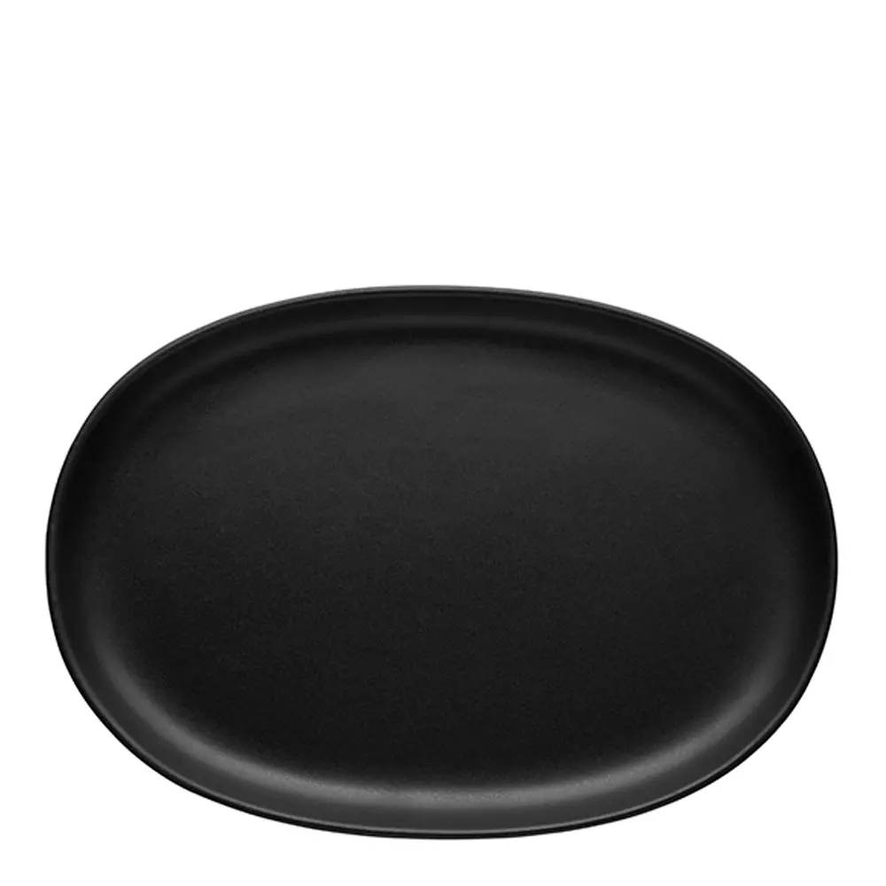 Nordic Kitchen oval tallerken 26 cm svart