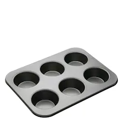 MasterClass Muffinsform for 6 stora muffins