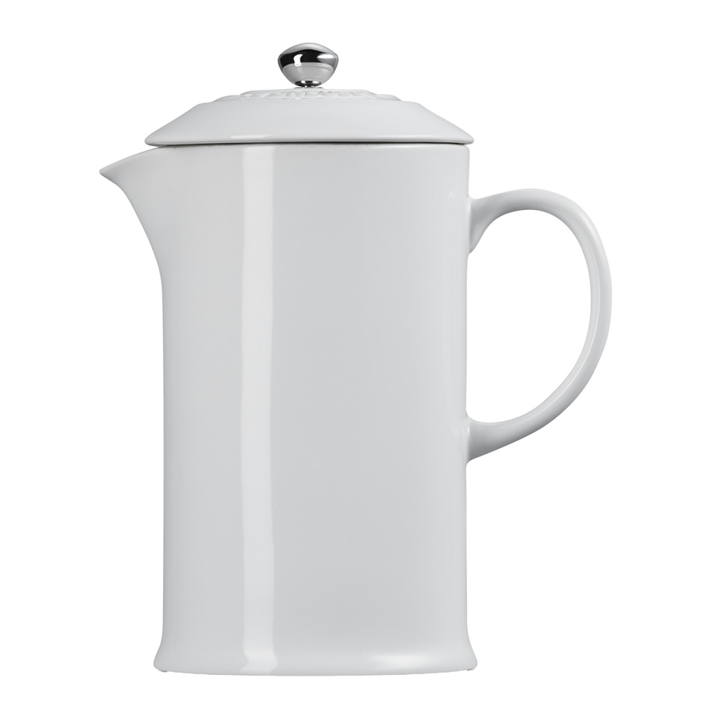 Le Creuset – Presskanna stengods 1 L white