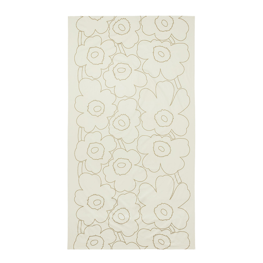 Marimekko - Piirto Unikko duk 250 cm beige/guld