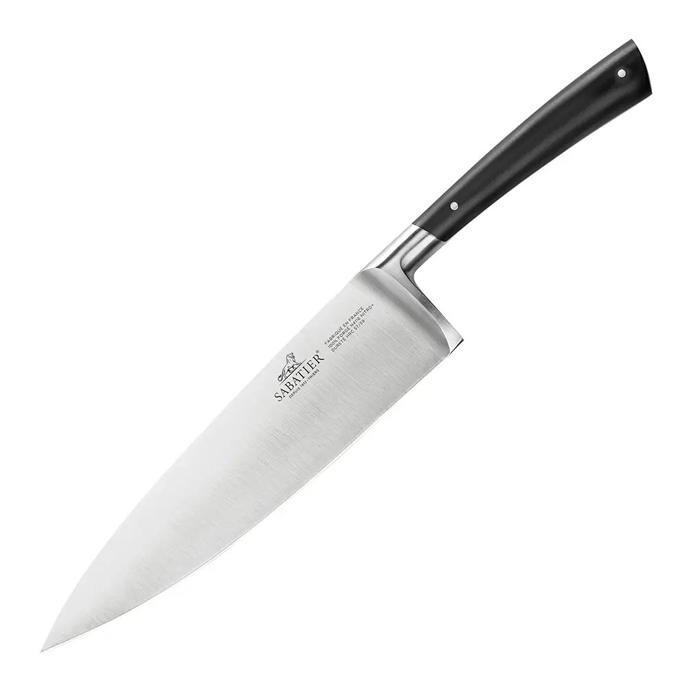 Edonist kokkekniv 20 cm stål/sort